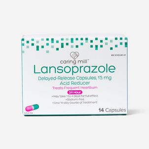 Caring Mill™ Lansoprazole Delayed-Release Capsules, 14 ct.