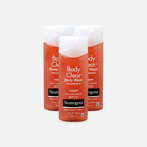 Neutrogena Body Clear Pink Grapefruit Body Wash, 8.5 oz. (3-Pack)