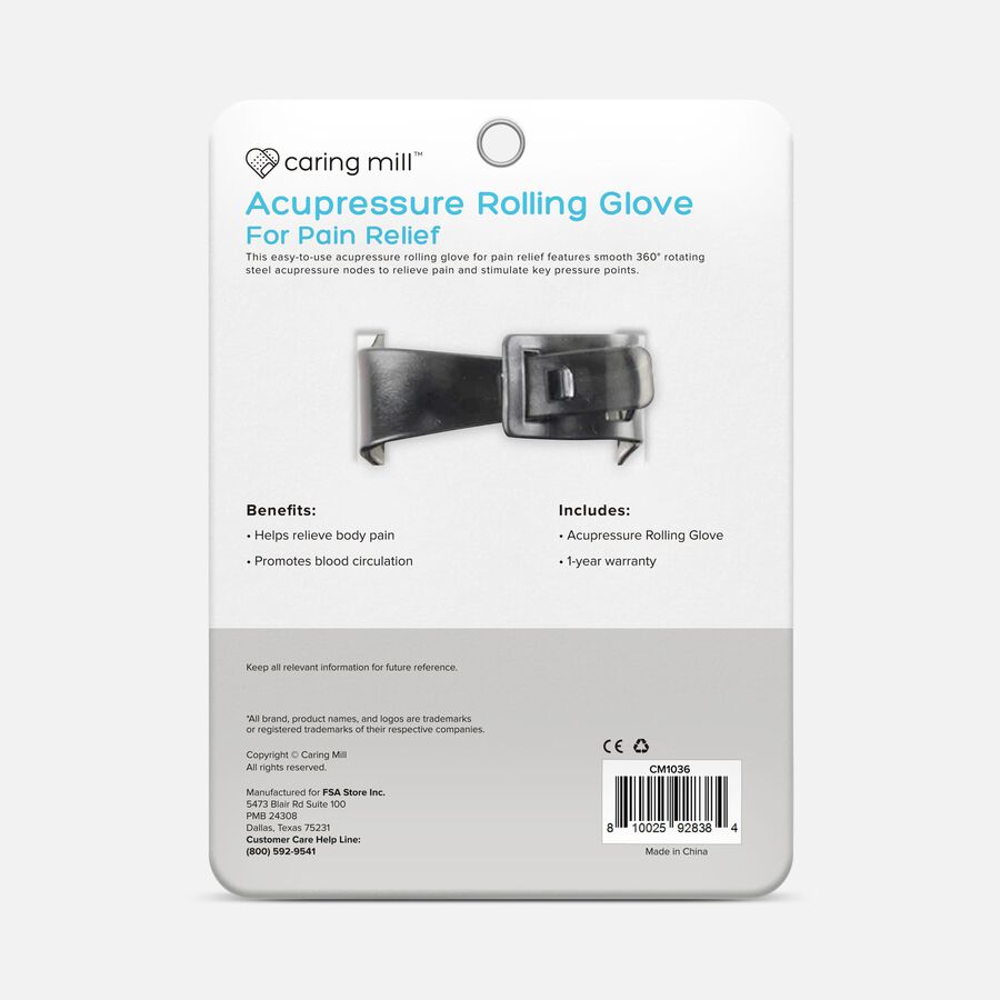 Caring Mill&trade; Acupressure Rolling Glove for Pain Relief, , large image number 1