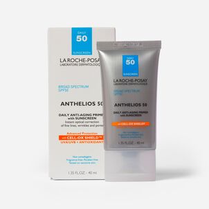 La Roche-Posay Anthelios Daily Wear Primer Face Sunscreen, SPF 50 with Antioxidants, 1.35 fl oz.