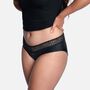 Thinx Comfort Stretch Hiphugger Period Underwear, Black, , large image number 1