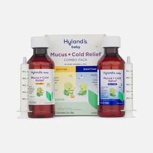 Hyland's Baby Mucus + Cold Relief Day & Night Combo Pack, Two 4 oz. Bottles