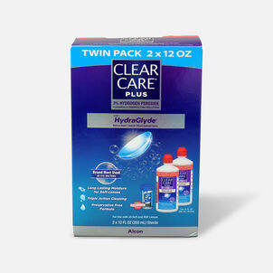 Clear Care Plus Cleaning and Disinfecting Solution, 12 oz. (2-Pack)