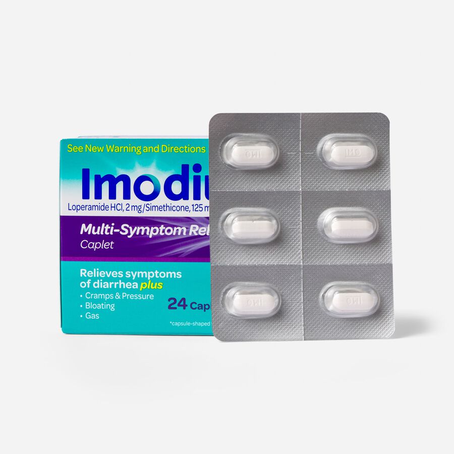IMODIUM Multi-Symptom Relief Caplets, 24 ct., , large image number 2