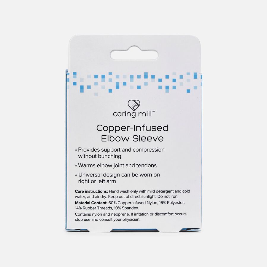 Caring Mill&trade; Copper-Infused Elbow Compression Sleeve, L/XL, , large image number 2