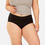Proof 3-Pack High Waisted Brief, Black/Sand (Moderate Absorbency), , large image number 1