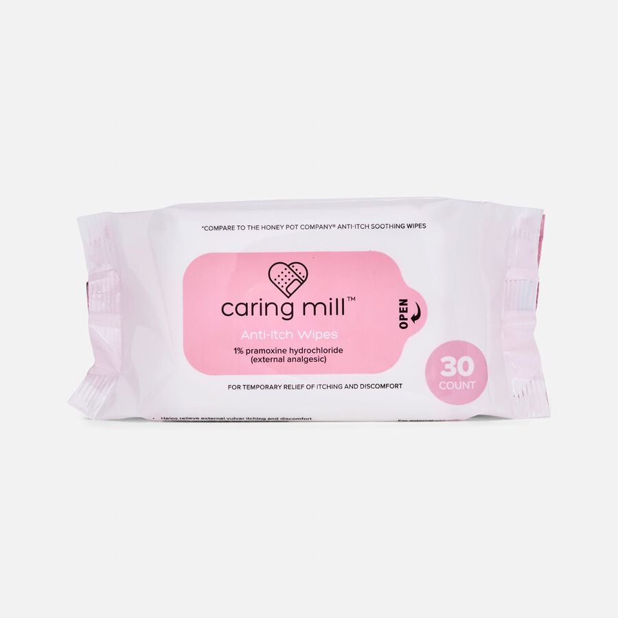 Caring Mill&trade; Anti-Itch Feminine Wipes, 30 ct., , large image number 0