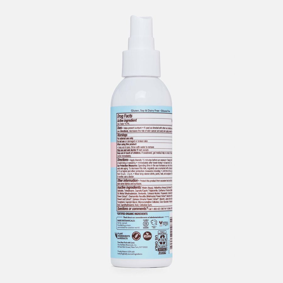 Babo Botanicals Sensitive Baby Mineral Sunscreen Spray, SPF 30, 6 fl oz., , large image number 1