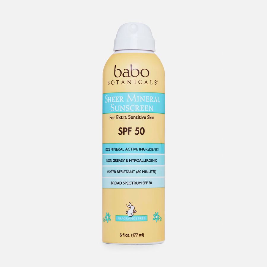 Babo Botanicals Super Shield Mineral Sunscreen Spray, SPF 50, 6 fl oz., , large image number 0