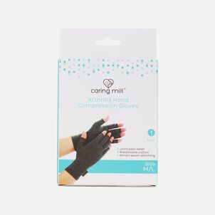 Caring Mill&trade; Arthritis Hand Compression Gloves, M/L
