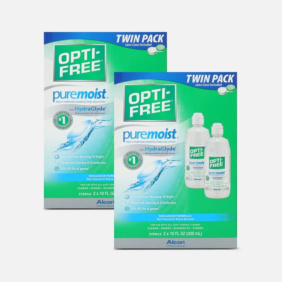 Opti-Free PureMoist Disinfecting Solution 10 fl oz. (4-Pack), , large image number 0