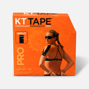 KT Tape Pro Jumbo Black Tape, Uncut, 125'