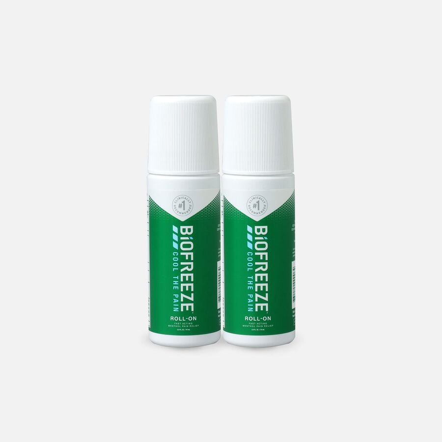Biofreeze&reg; Pain Relieving Roll-On, Green, 2.5 oz. (2-Pack), , large image number 0