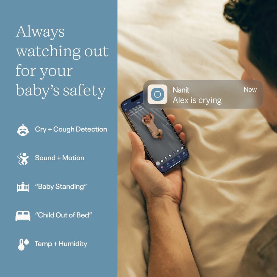 Nanit Smart Baby Monitor System with Floor Stand, , large image number 9