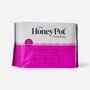 The Honey Pot 100% Organic Top Sheet Super Herbal Menstrual Pads with Wings, , large image number 1