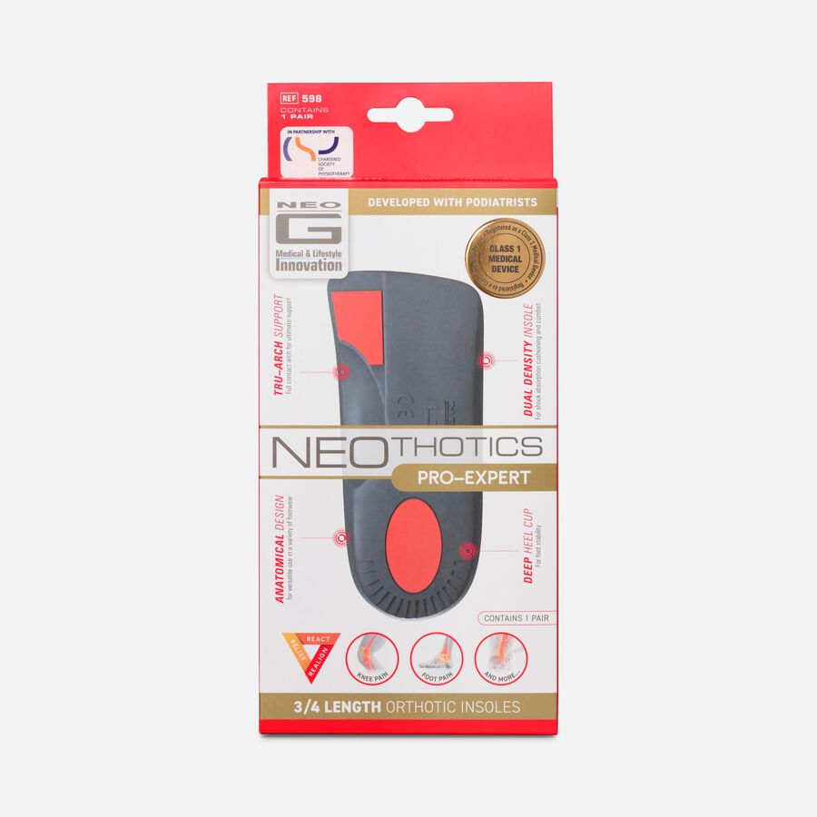 Neo G NeoThotics Pro-Expert 3/4 Length Orthotic Insole, , large image number 3