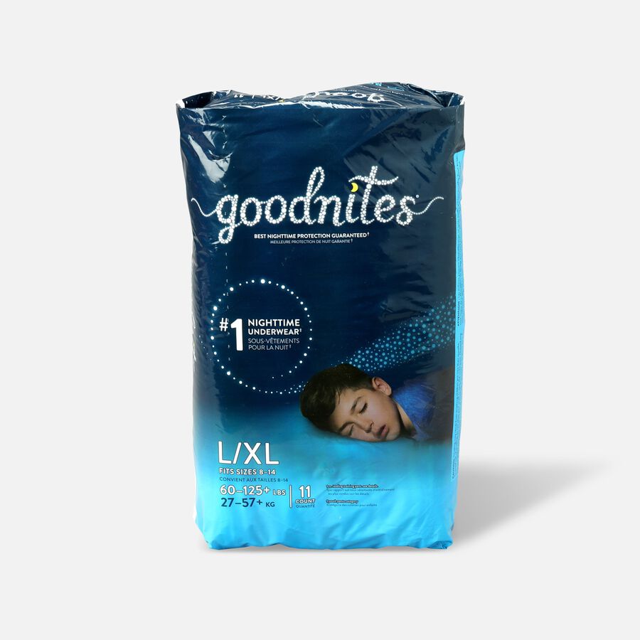 Goodnites Bedtime Underwear for Boys, , large image number 1