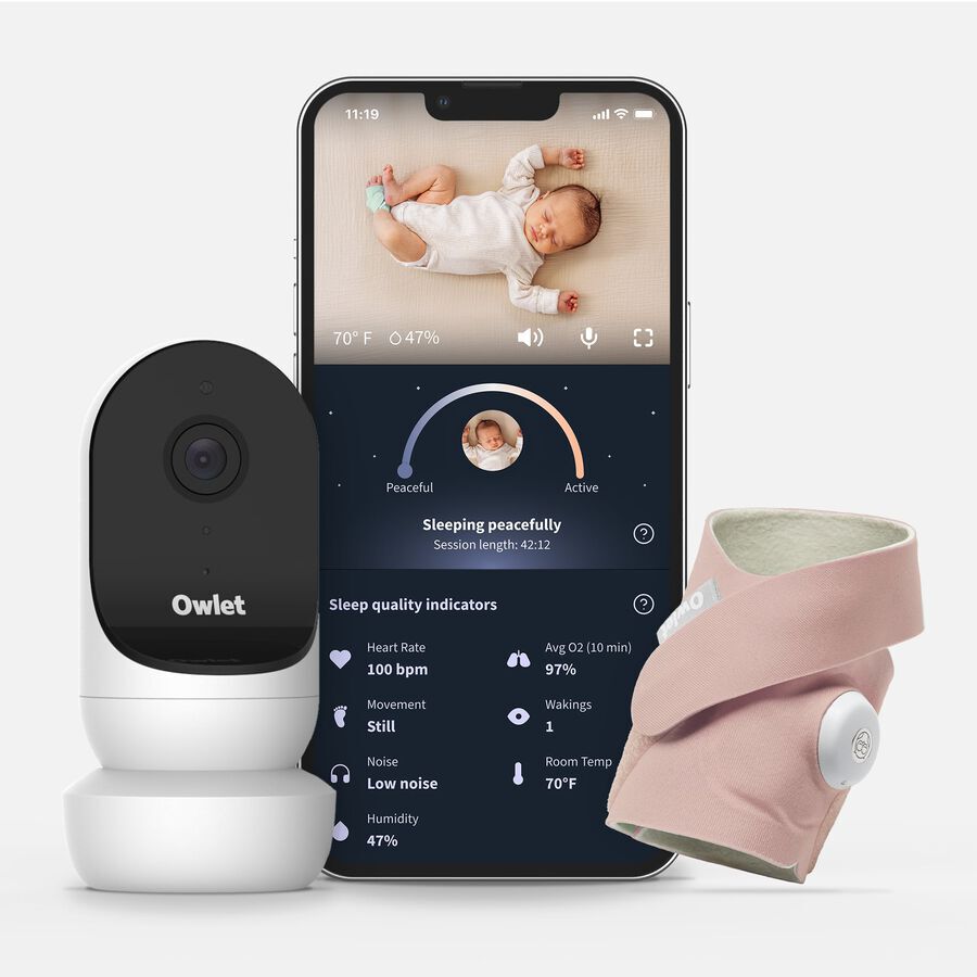 Owlet Cam 2 & Dream Sock Duo, , large image number 0