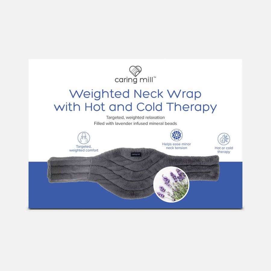 Caring Mill&trade; Weighted Neck Wrap with Hot and Cold Therapy, Lavender Infused, , large image number 0