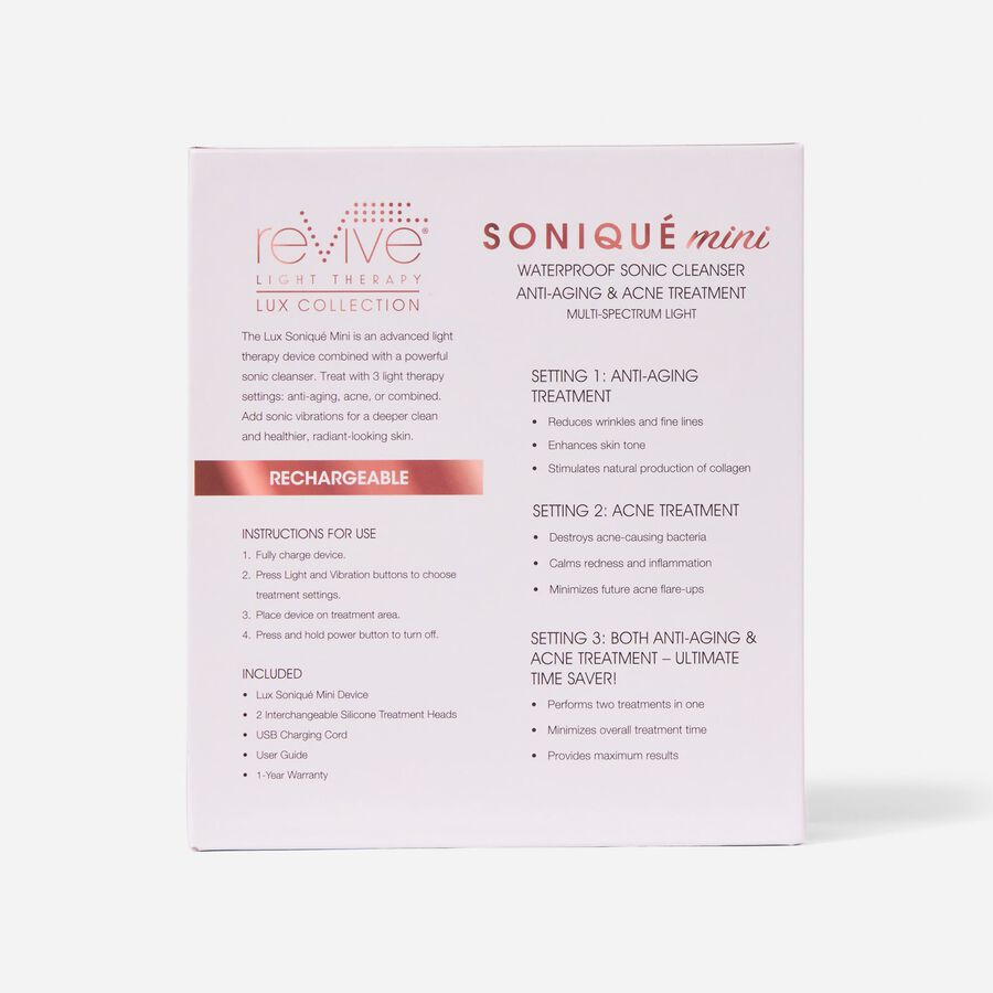 reVive Light Therapy LUX Sonique Mini Sonic Cleansing Device, , large image number 3