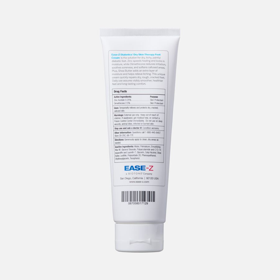 EASE-Z Diabetics' Dry Skin Therapy Foot Cream, 4.4 oz., , large image number 1