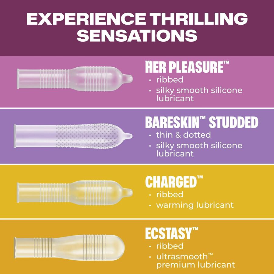 Trojan Latex Condom Pleasure Pack Lubricated, 12 ct., , large image number 2