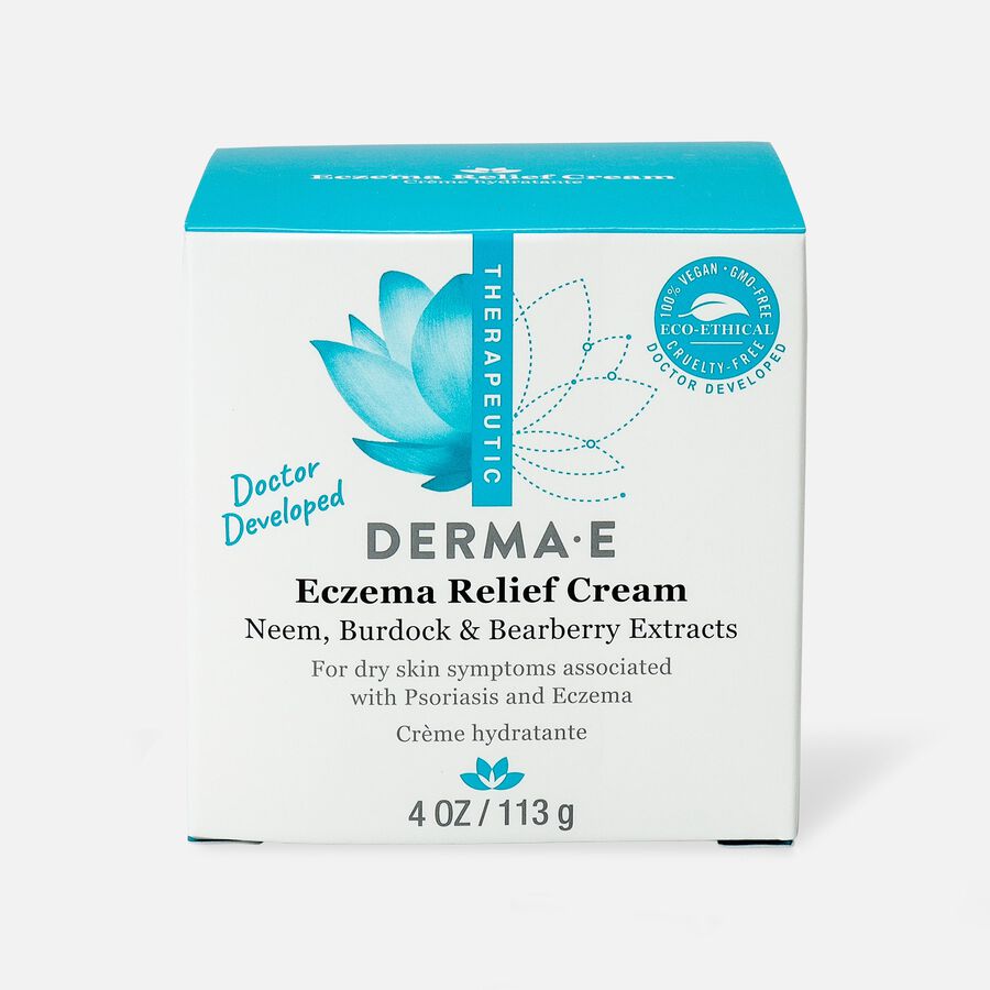Derma E Eczema Relief Cream, 4 oz., , large image number 1