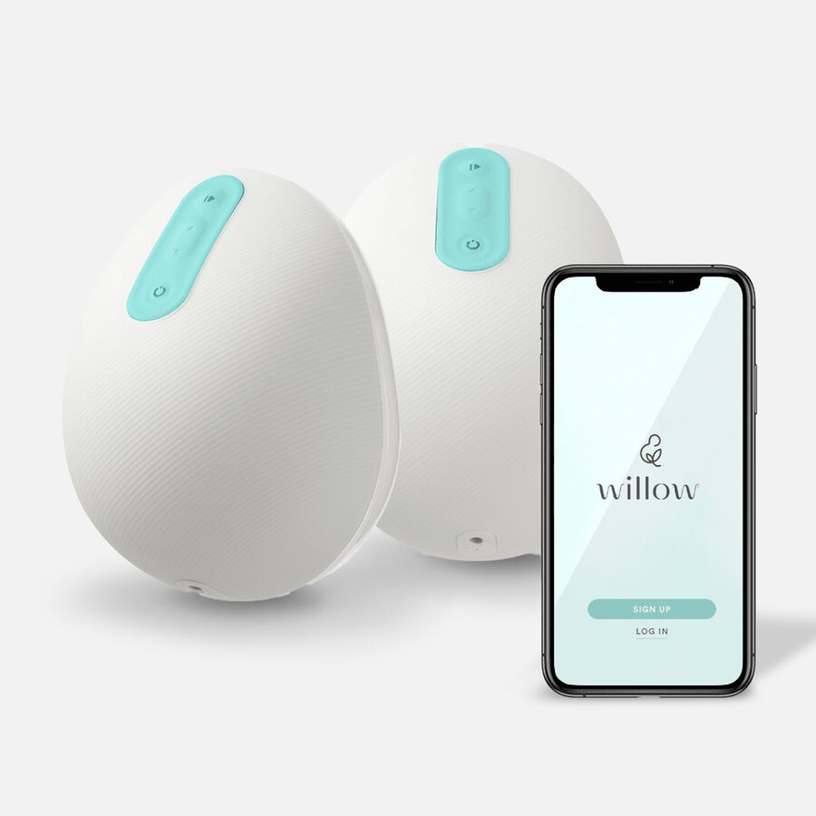 Willow Generation 3 Wearable Double Electric Breast Pump-White-24 mm, , large image number 0