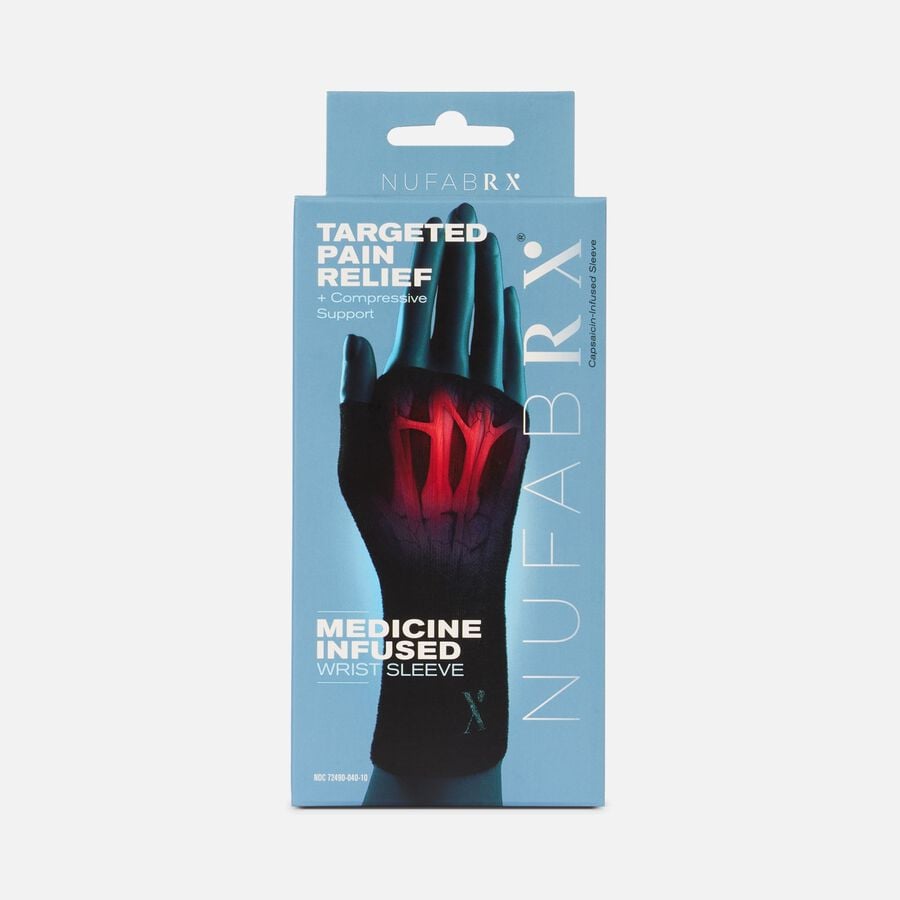 Nufabrx Medicine Infused Wrist Sleeve, , large image number 0