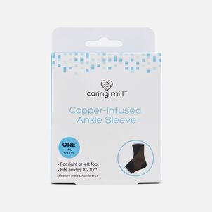 Caring Mill&trade; Copper-Infused Ankle Brace Compression Sleeve, M/L