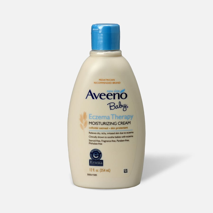 Aveeno Baby Eczema Therapy Moisturizing Cream, 12 oz., , large image number 0
