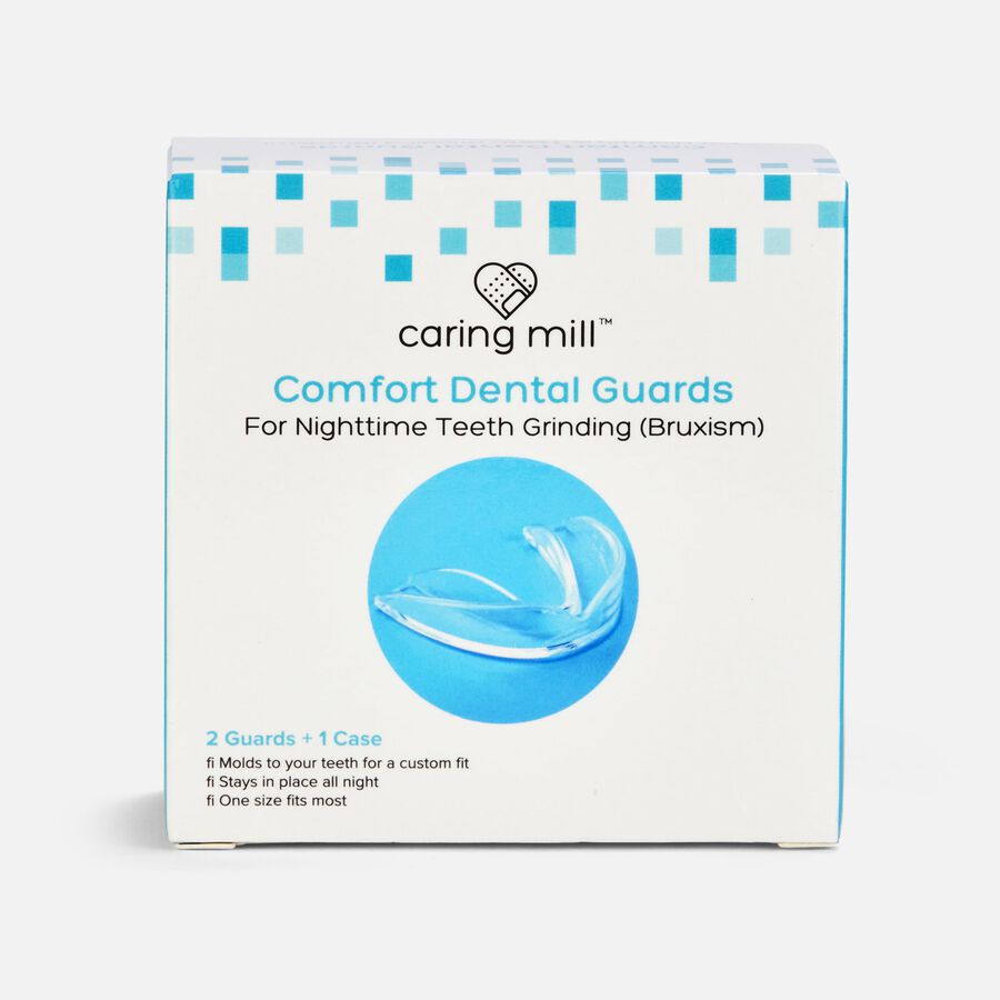 Caring Mill™ Comfort Nighttime Dental Guards – 2 Guards 1 Case, , large image number 0