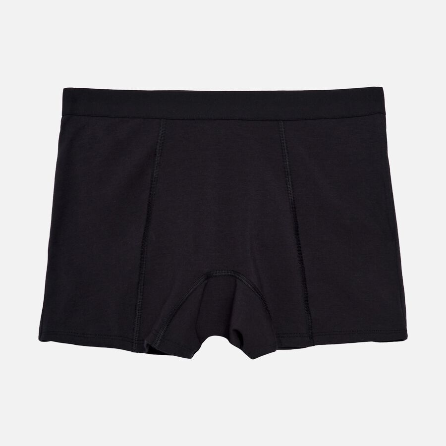 Thinx Overnight Boyshort Period Underwear, Black, M, , large image number 0