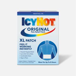 Icy Hot Medicated Patch XL Back and Large Areas, 3 ct.