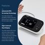 Omron 10-Series Upper Arm Blood Pressure Monitor, Connected, with AC Adapter, , large image number 2