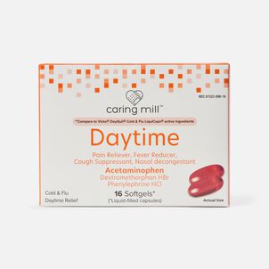 Caring Mill&trade; Daytime Cold & Flu Relief Soft Gels, 16 ct.
