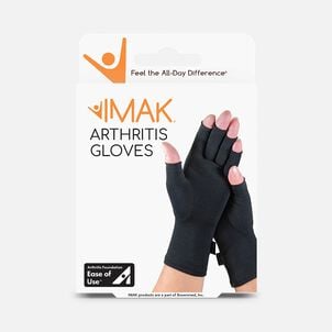 IMAK Compression Arthritis Gloves, Black, Medium