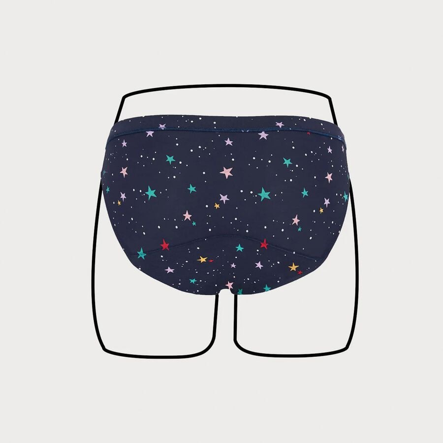Thinx Teens All Day Bikini, Lucky Stars, , large image number 2