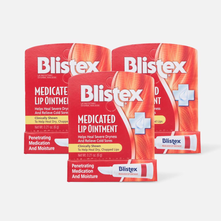 Blistex Medicated Lip Ointment, 0.21 oz. (3-Pack), , large image number 0