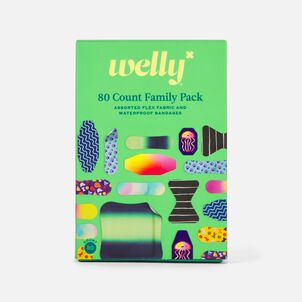 Welly Bravery Bandages Family Pack Carton Assorted, 80 ct.