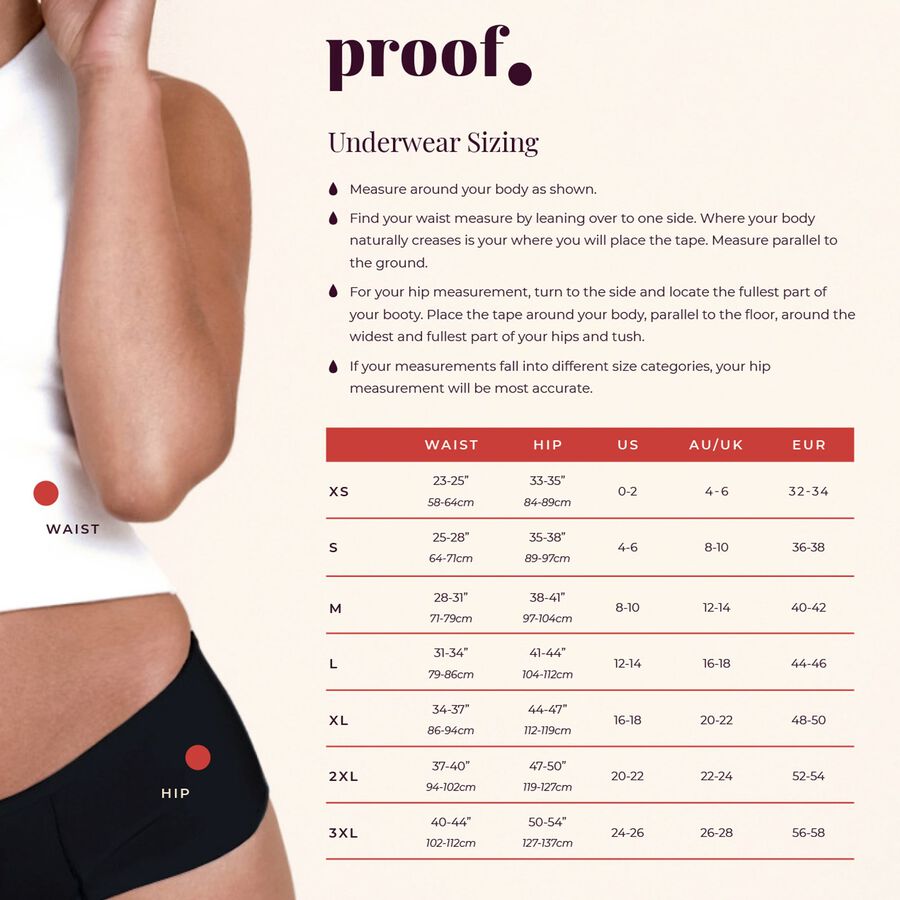 Proof 3-Pack High Waisted Brief, Black/Sand (Moderate Absorbency), , large image number 8