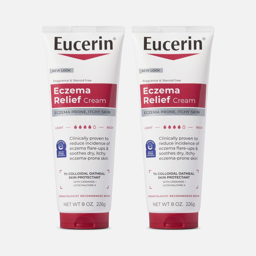 Eucerin Eczema Relief Body Cream, 8 oz. (2-Pack), , large image number 0