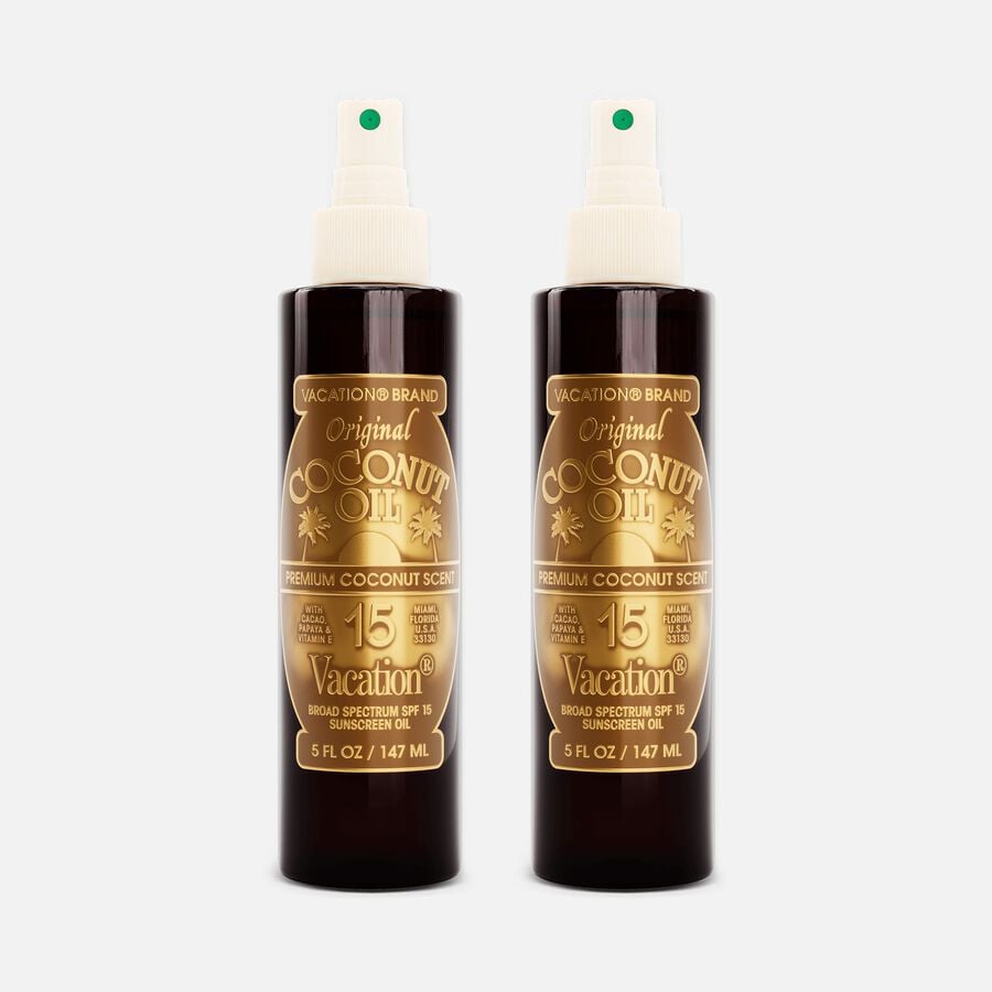 Vacation Original Coconut Oil Spray SPF 15, 5 fl. oz. (2 pack), , large image number 0