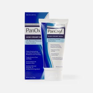 PanOxyl Creamy Wash 4%, 6 oz.