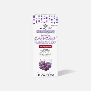 Caring Mill™ Children's Cold and Cough, Grape Flavor; Cold Medicine for Kids 4 oz.