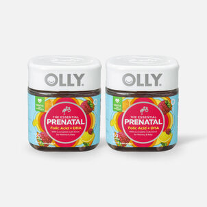 OLLY The Essential Prenatal Gummy Multivitamin, Sweet Citrus, 30 Day Supply, 60ct. (2-Pack)