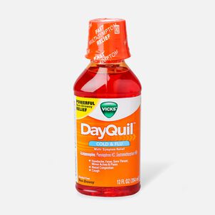 Vicks Dayquil Cold & Flu, 12 oz.