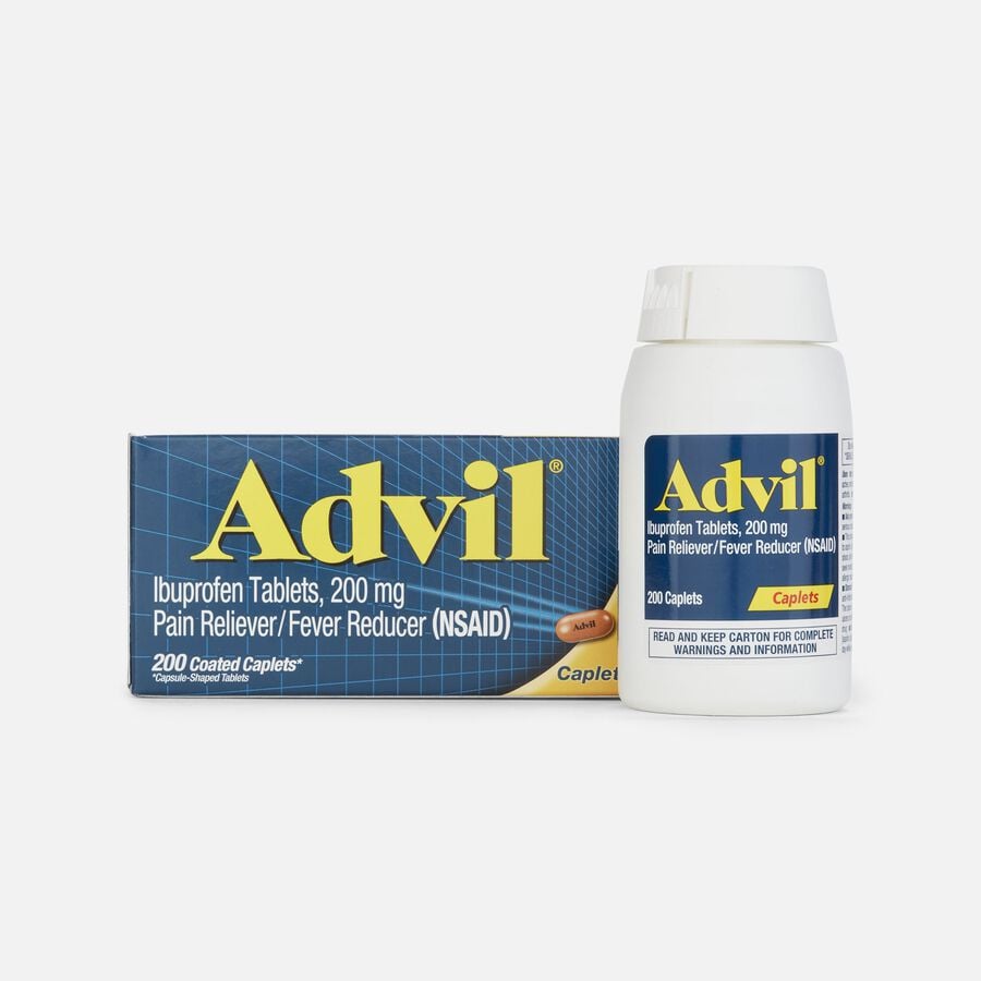 Advil Ibuprofen Caplets, 200mg, 200 ct., , large image number 0