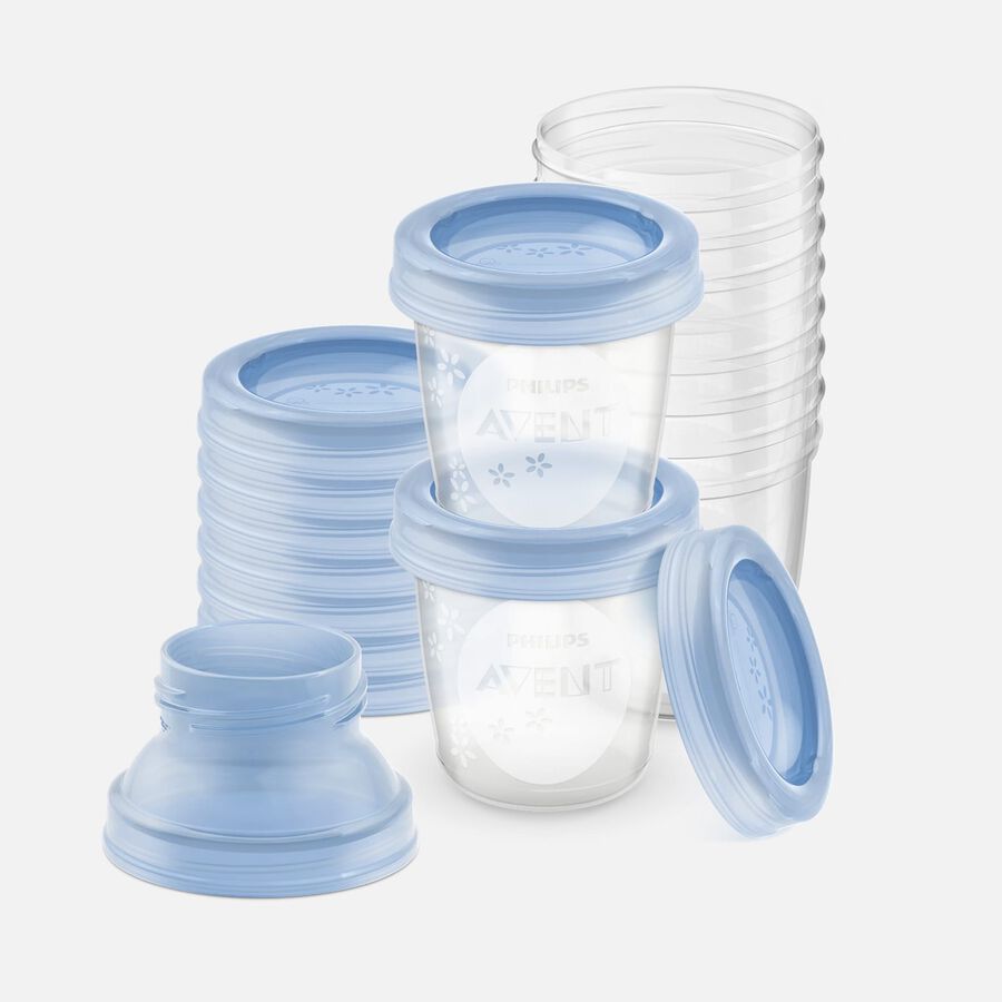 Philips Avent Breast Milk Storage Cups and Lids, 6 fl. oz., 10 ct., , large image number 0