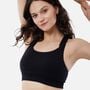 Ingrid + Isabel Basics Seamless Maternity + Nursing Sport Bra, Black, , large image number 1